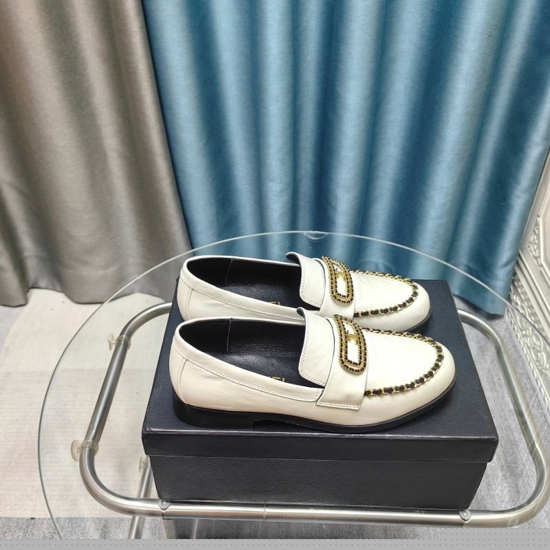 Ch*el leather shoes